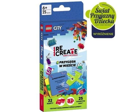 Książeczka edukacyjna Ameet LEGO® City. Recreate. Karty Wyzwań. Przygoda w mieście (ACP 6001) Książeczka edukacyjna Ameet LEGO® City. Recreate. Karty Wyzwań. Przygoda w mieście (ACP 6001)