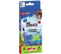 Książeczka edukacyjna Ameet LEGO® City. Recreate. Karty Wyzwań. Przygoda w mieście (ACP 6001)