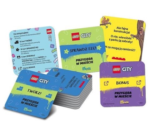 Książeczka edukacyjna Ameet LEGO® City. Recreate. Karty Wyzwań. Przygoda w mieście (ACP 6001) Książeczka edukacyjna Ameet LEGO® City. Recreate. Karty Wyzwań. Przygoda w mieście (ACP 6001)