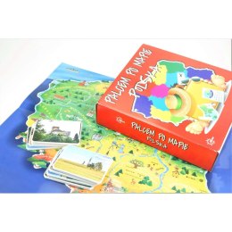 Gra planszowa Abino Palcem po mapie Polska (4183718)