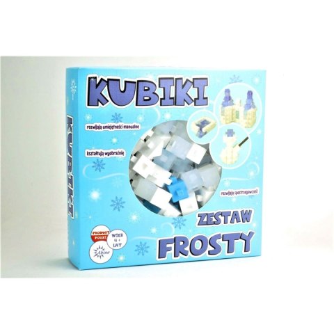Klocki plastikowe KUBIKI FROSTY Abino Klocki plastikowe KUBIKI FROSTY Abino