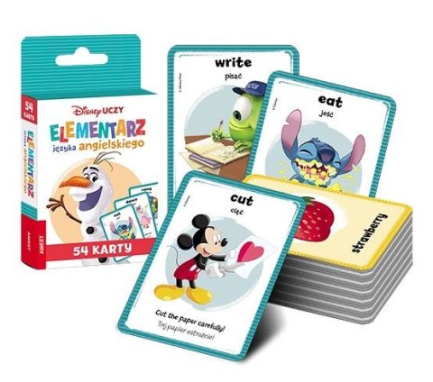 Książeczka edukacyjna Ameet Disney Uczy. Elementarz języka angielskiego. Karty (UEK 9302) Książeczka edukacyjna Ameet Disney Uczy. Elementarz języka angielskiego. Karty (UEK 9302)