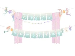 Baner Partydeco Happy Birthday Syrenka, 130x100cm (GRL123)