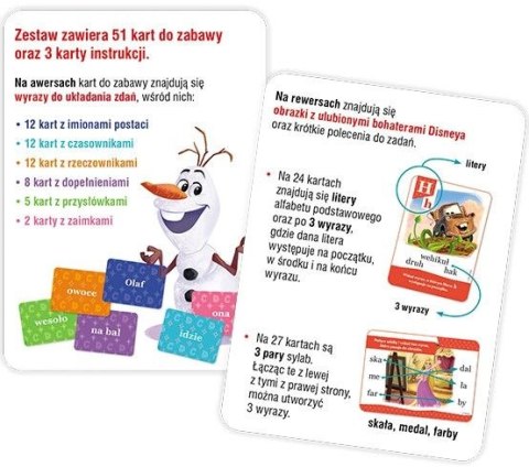 Książeczka edukacyjna Ameet Disney Uczy. Tworzę zdania i czytam. Karty (UEK 9301) Książeczka edukacyjna Ameet Disney Uczy. Tworzę zdania i czytam. Karty (UEK 9301)