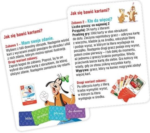 Książeczka edukacyjna Ameet Disney Uczy. Tworzę zdania i czytam. Karty (UEK 9301) Książeczka edukacyjna Ameet Disney Uczy. Tworzę zdania i czytam. Karty (UEK 9301)