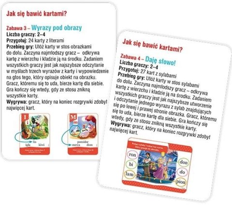 Książeczka edukacyjna Ameet Disney Uczy. Tworzę zdania i czytam. Karty (UEK 9301) Książeczka edukacyjna Ameet Disney Uczy. Tworzę zdania i czytam. Karty (UEK 9301)