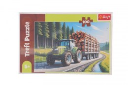 Puzzle Trefl Ciagnik leśny 100 el. (16493)