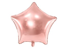 Balon foliowy Partydeco Gwiazdka, 70cm, różowe złoto 27cal (FB78M-019R)