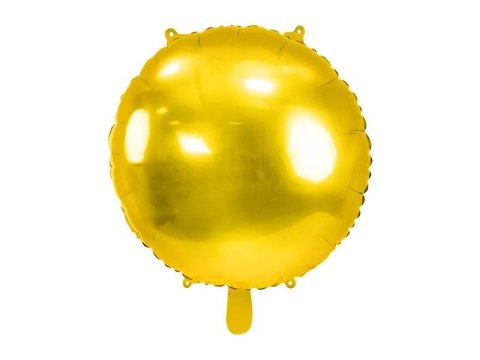 Balon foliowy Partydeco okrągły Pastylka złota 31cal (FB178-019) Balon foliowy Partydeco okrągły Pastylka złota 31cal (FB178-019)