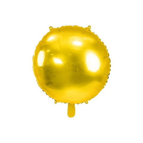 Balon foliowy Partydeco okrągły Pastylka złota 31cal (FB178-019) Balon foliowy Partydeco okrągły Pastylka złota 31cal (FB178-019)