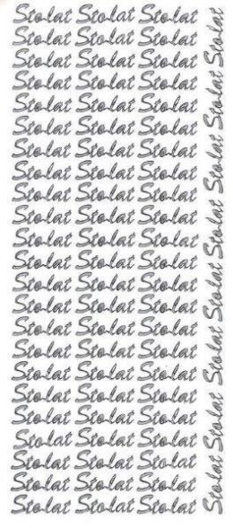 Naklejka (nalepka) Farro Sto lat srebrne (009)