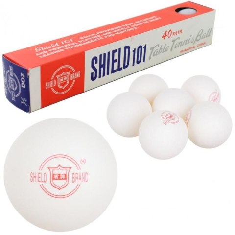 Piłka do tenisa stołowego Trifox 6 szt., Shield (A-1120)