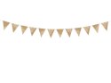 Girlanda Partydeco Flagietki, kraft, 2,1 m (FLG17)