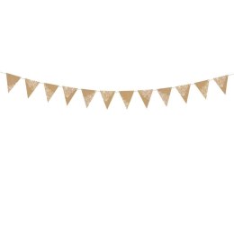 Girlanda Partydeco Flagietki, kraft, 2,1 m (FLG17)
