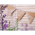 Girlanda Partydeco Flagietki, kraft, 2,1 m (FLG17)