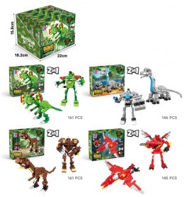 Klocki konstrukcyjne Lean dinozaury 2w1 (23564)
