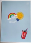 Zeszyt Interdruk COCA COLA MAT+UV A5 32k. 70g trzy linie