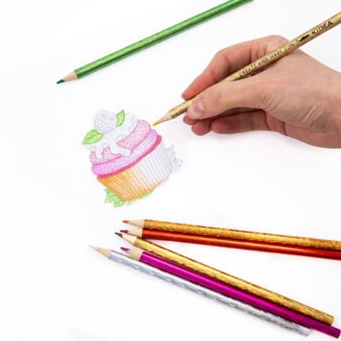 Kredki ołówkowe 12 kol. Kidea (KH12KKA) Kredki ołówkowe 12 kol. Kidea (KH12KKA)