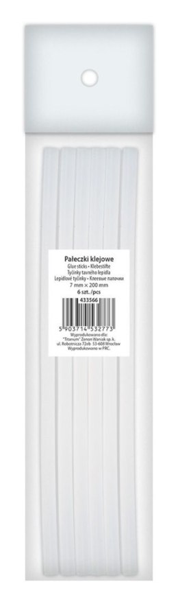 Pałeczki Klejowe 7x200mm 6 szt