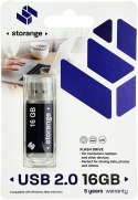 Pendrive Storange black 16GB (STORANPEN16GBBK2.0)