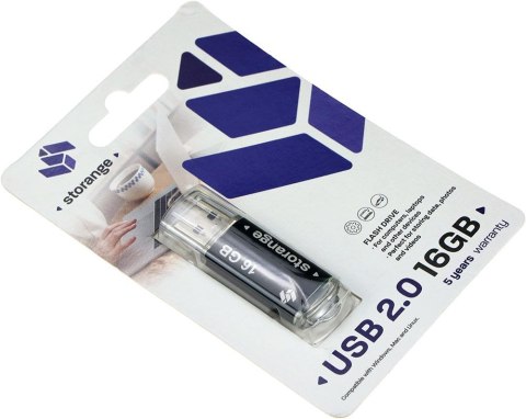 Pendrive Storange black 16GB (STORANPEN16GBBK2.0) Pendrive Storange black 16GB (STORANPEN16GBBK2.0)