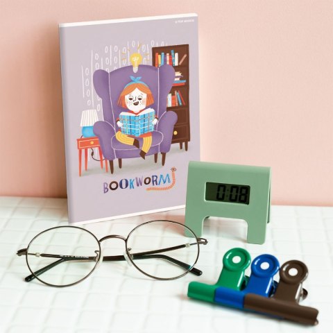 Zeszyt Top 2000 BOOKWORM/RETRO A6 32k. 70g krata (400169403) Zeszyt Top 2000 BOOKWORM/RETRO A6 32k. 70g krata (400169403)