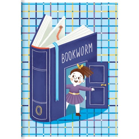 Zeszyt Top 2000 BOOKWORM/RETRO A6 32k. 70g krata (400169403) Zeszyt Top 2000 BOOKWORM/RETRO A6 32k. 70g krata (400169403)