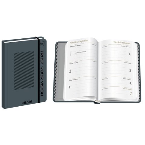 Kalendarz książkowy (terminarz) VISION 192 stron A6 Interdruk (SZKOLNY) Kalendarz książkowy (terminarz) VISION 192 stron A6 Interdruk (SZKOLNY)