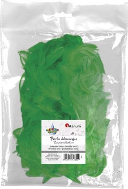 Piórka Craft-Fun Series zielone Titanum