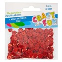 Cekiny czerwony koralowy Craft with Fun (439336)