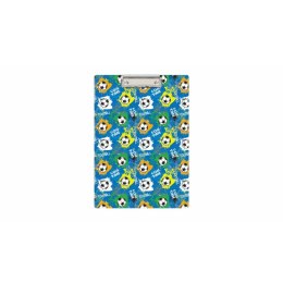 Deska z klipem (podkład do pisania) FOOTBALL A4 mix Biurfol (KHN-01-34)