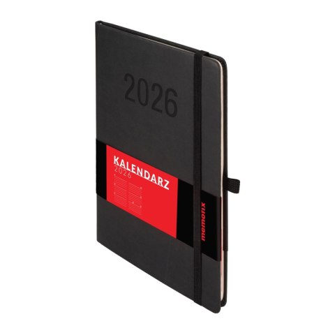 Kalendarz książkowy (terminarz) 2026 MEMOFIX TDW A5 Antra (CZARNY) Kalendarz książkowy (terminarz) 2026 MEMOFIX TDW A5 Antra (CZARNY)