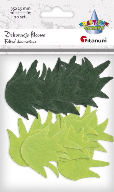 Ozdoba filcowa Titanum Craft-Fun Series trawka (3631) Ozdoba filcowa Titanum Craft-Fun Series trawka (3631)