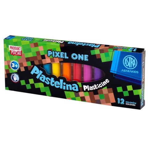 Plastelina 12 kol. pixel one mix Astrino (303221005) Plastelina 12 kol. pixel one mix Astrino (303221005)