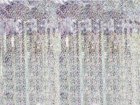 Dekoracja Kurtyna Party, holograficzny, 90 x 250cm Partydeco (CRT-016H)
