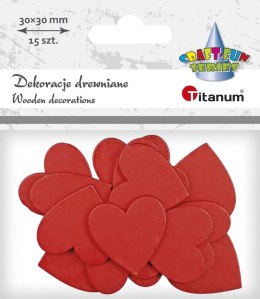 Ozdoba drewniana Craft-Fun Series serca Titanum (MTCR-WDC784)