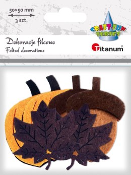 Ozdoba filcowa Craft-fun Jesień Titanum Craft-fun (EA975)