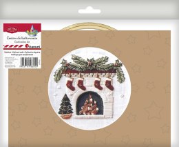 Zestaw kreatywny Craft-Fun Series Zestaw do haftowania - świąteczny kominek Titanum (25YY0512(1-6#))