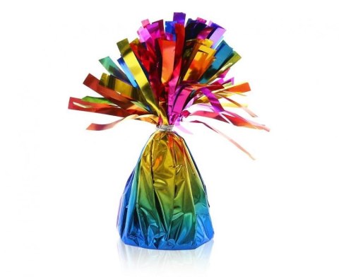 Ciężarek do balonów foliowy tęczowy, 145g Godan (WHT4/TC) Ciężarek do balonów foliowy tęczowy, 145g Godan (WHT4/TC)