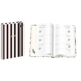 Kalendarz książkowy (terminarz) METALIC STRIPES A6 Interdruk (192 strony)