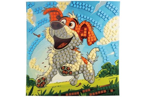 Mozaika biegnący pies Fun&Joy