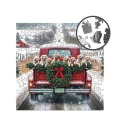 Puzzle Puzzle drewniane - Christmas - Podróżujące psy - 250el. 250 el. Alexander (50943)