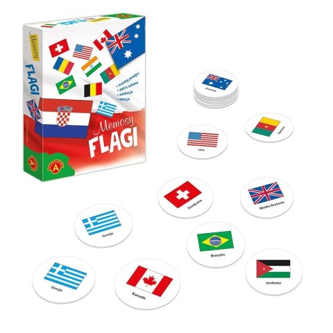 Gra edukacyjna Memosy - Flagi Alexander (26993)