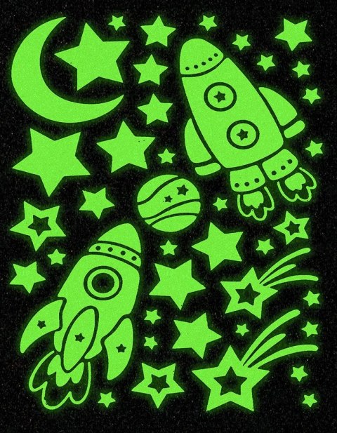 Naklejka (nalepka) Craft-Fun Series Kosmos świecące w ciemności Titanum (486996)