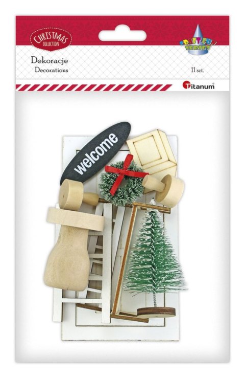 Ozdoba świąteczna Craft-Fun Series wejście dla Elfów Titanum (25BJ033152)