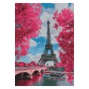 Zestaw kreatywny Diamentowa mozaika 30x40cm Wieża Eiffla 1 Flamingo Line (TGD72828)