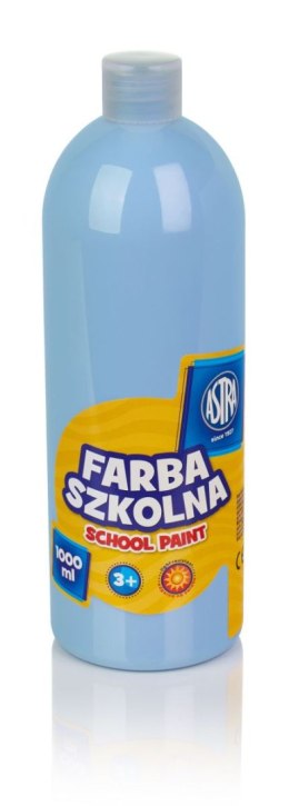 Farby plakatowe Astra szkolne kolor: błękitny 1000ml 1 kolor.