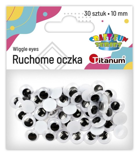 Oczy Titanum Craft-Fun Series ruchome 10mm Oczy Titanum Craft-Fun Series ruchome 10mm