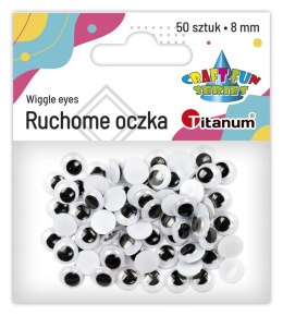 Oczy Titanum Craft-Fun Series ruchome 8mm