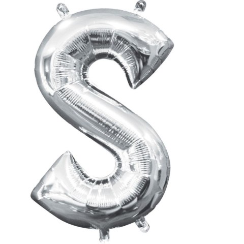 Balon foliowy Anagram MINI KSZTAŁT S SREBRNY (3304801) Balon foliowy Anagram MINI KSZTAŁT S SREBRNY (3304801)